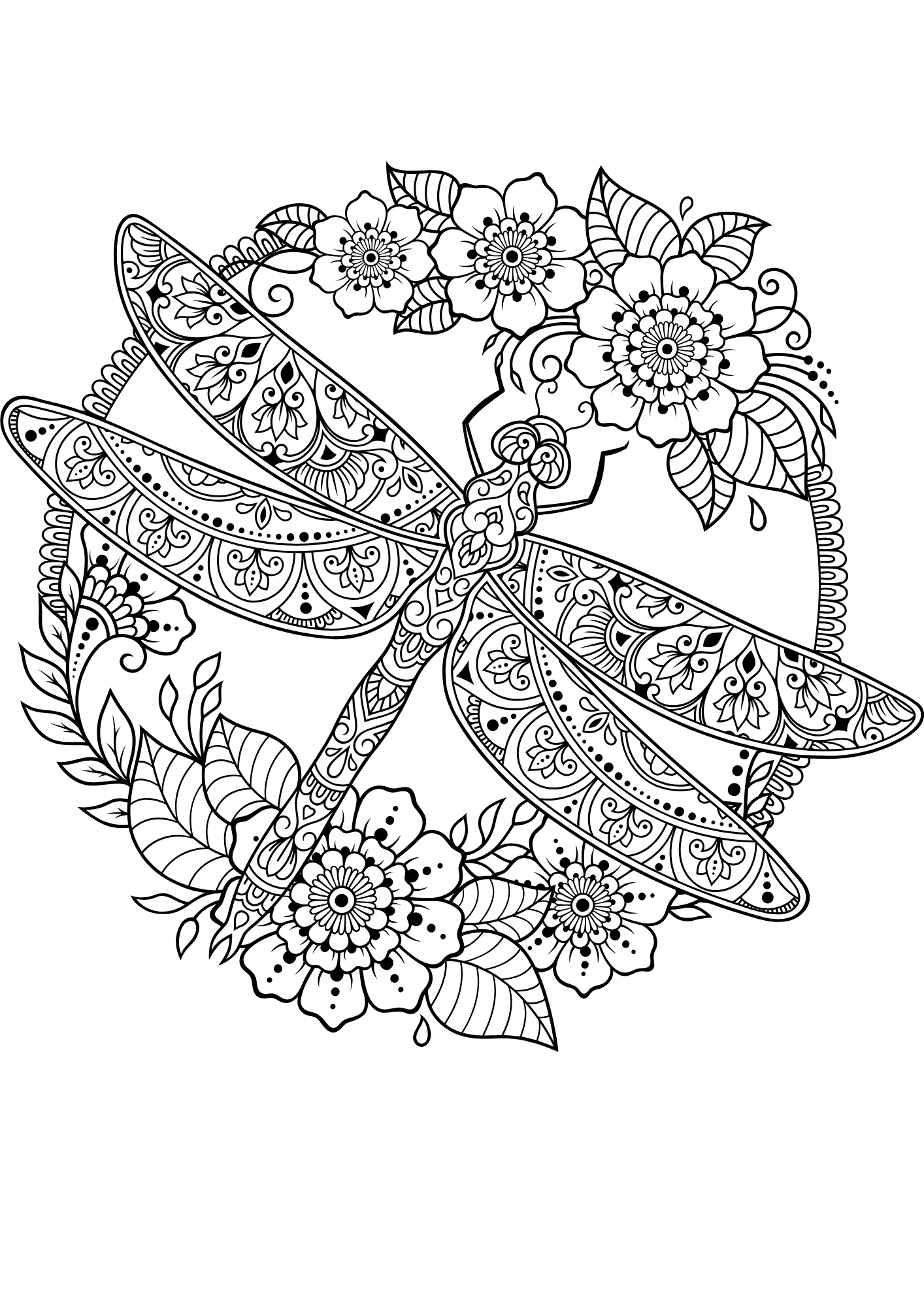 Mandala Coloring Book 1