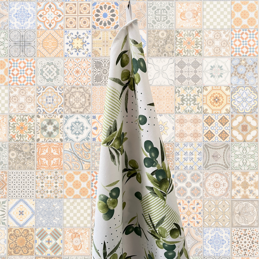 Geschirrtuch Olive