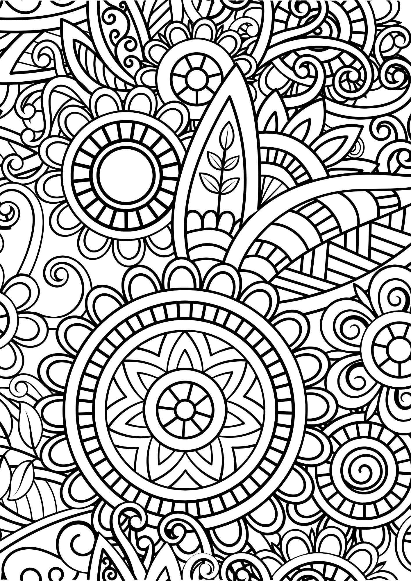 Mandala Coloring Book 1
