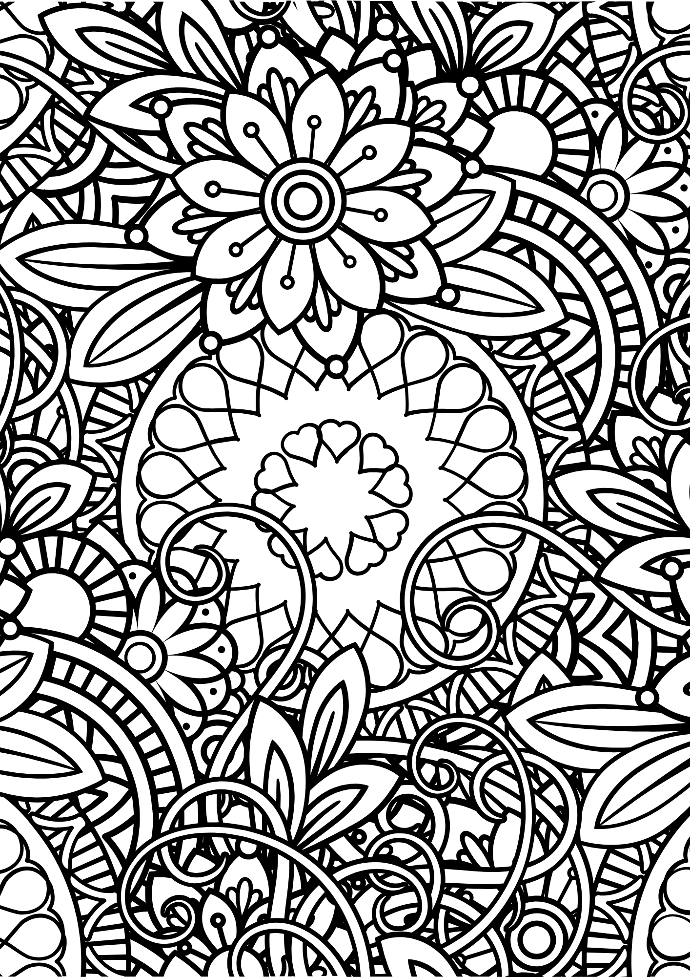 Mandala Coloring Book 1