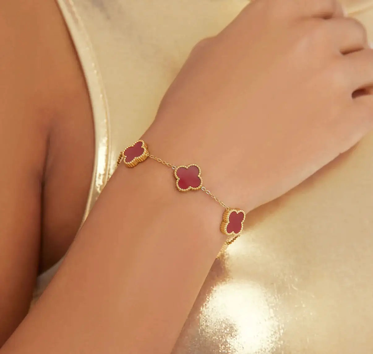 Fleava™ Kleeblatt-Armband
