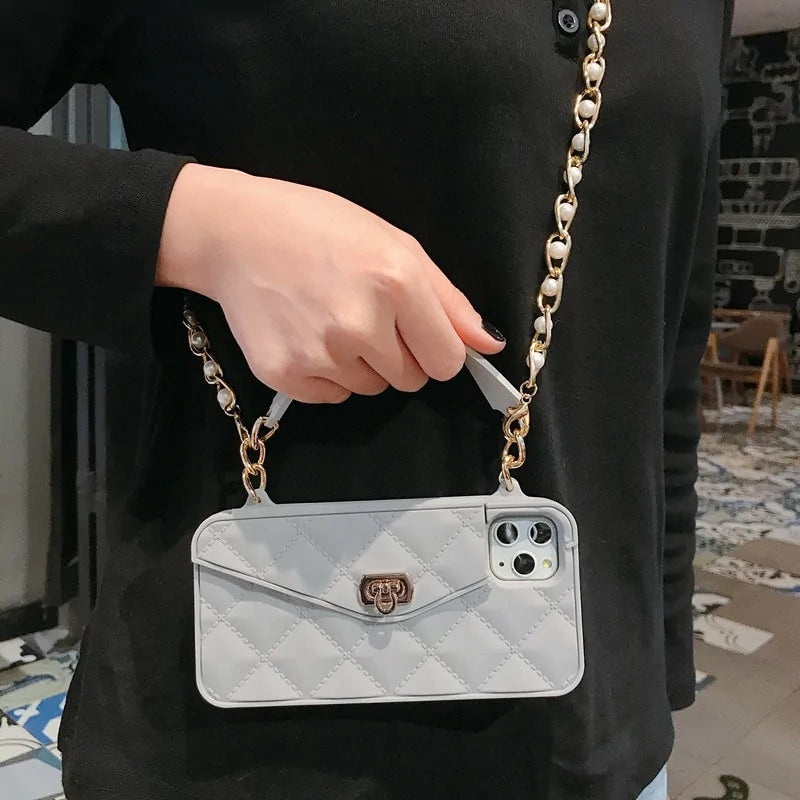 Crossbody portemonnee en telefoonhoes voor iPhone