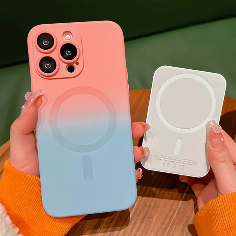 Colored MagSafe case for iPhone