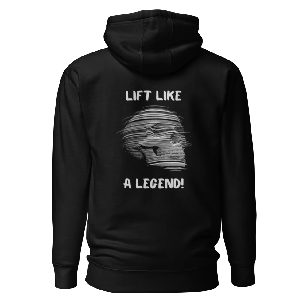 Tellon Unisex Premium Hoodie | Lift like a legend skull