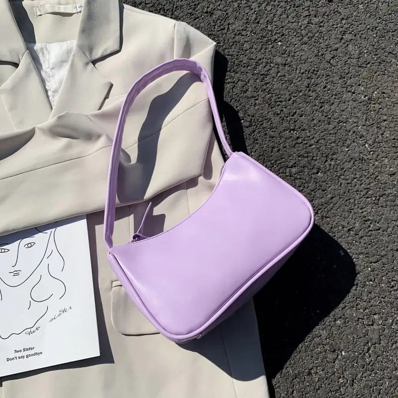 Schoudertas Black Tote Cream Baguette Bag