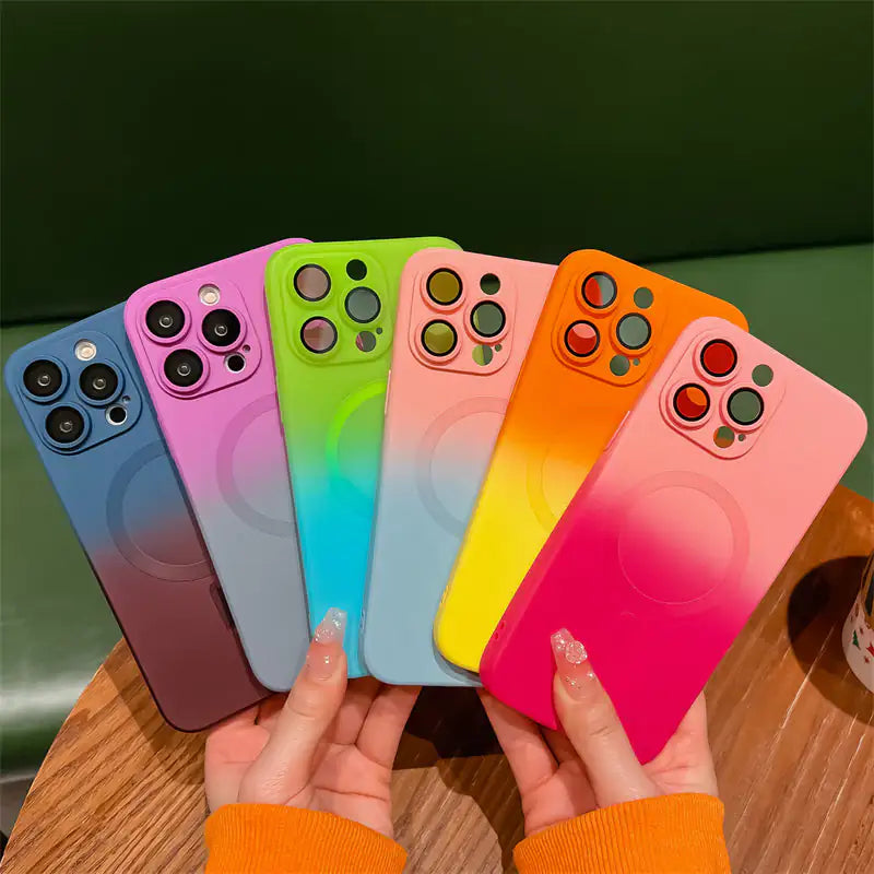 Colored MagSafe case for iPhone