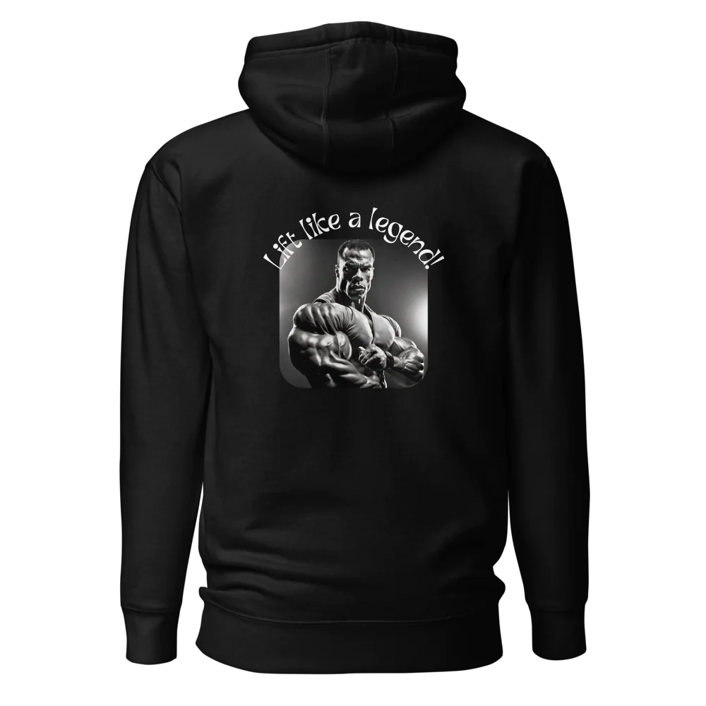 Tellon Unisex Premium Hoodie | Lift like a legend Kevin