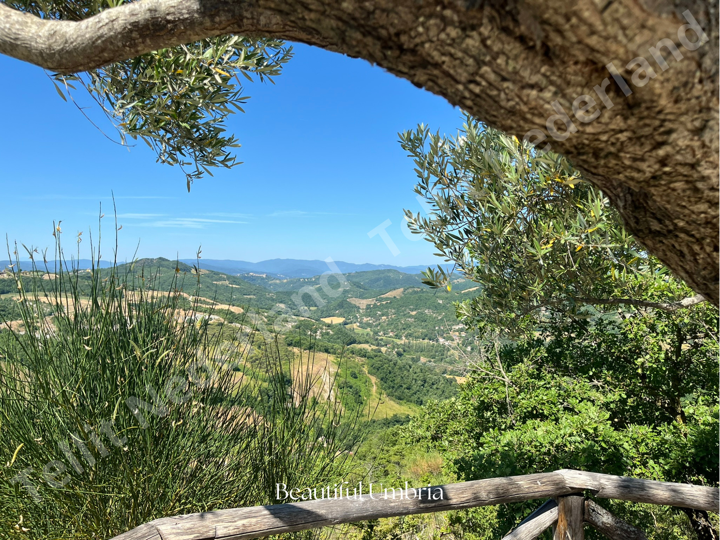 italiaans landschap Umbrie