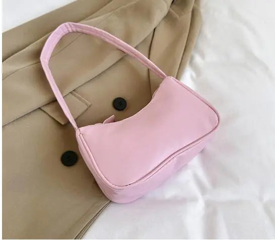 Schoudertas Black Tote Cream Baguette Bag