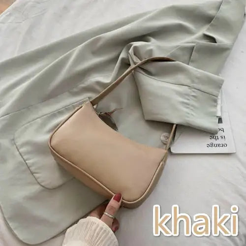 Schoudertas Black Tote Cream Baguette Bag