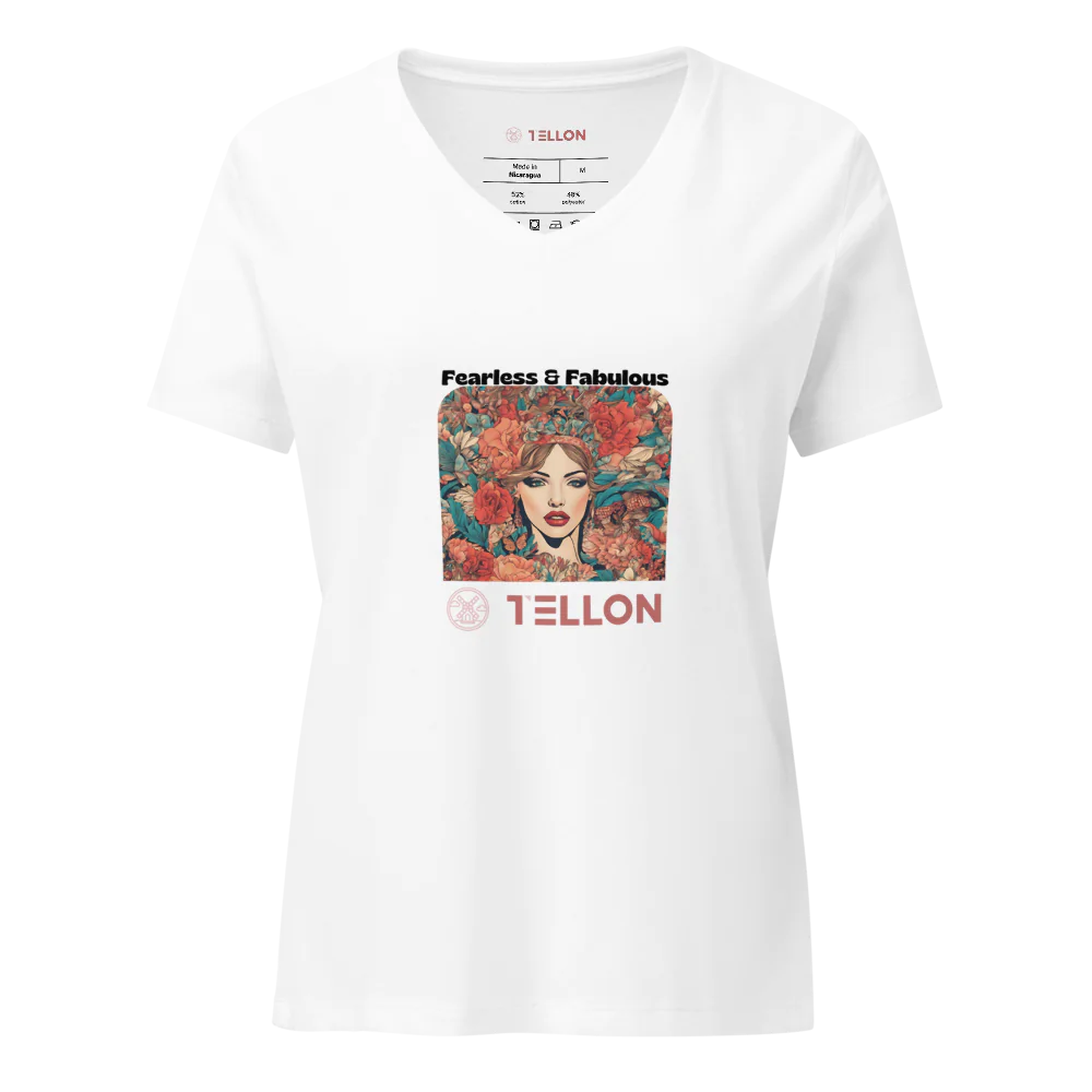 Tellon V-Neck T-Shirt | Fearless & Fabulous