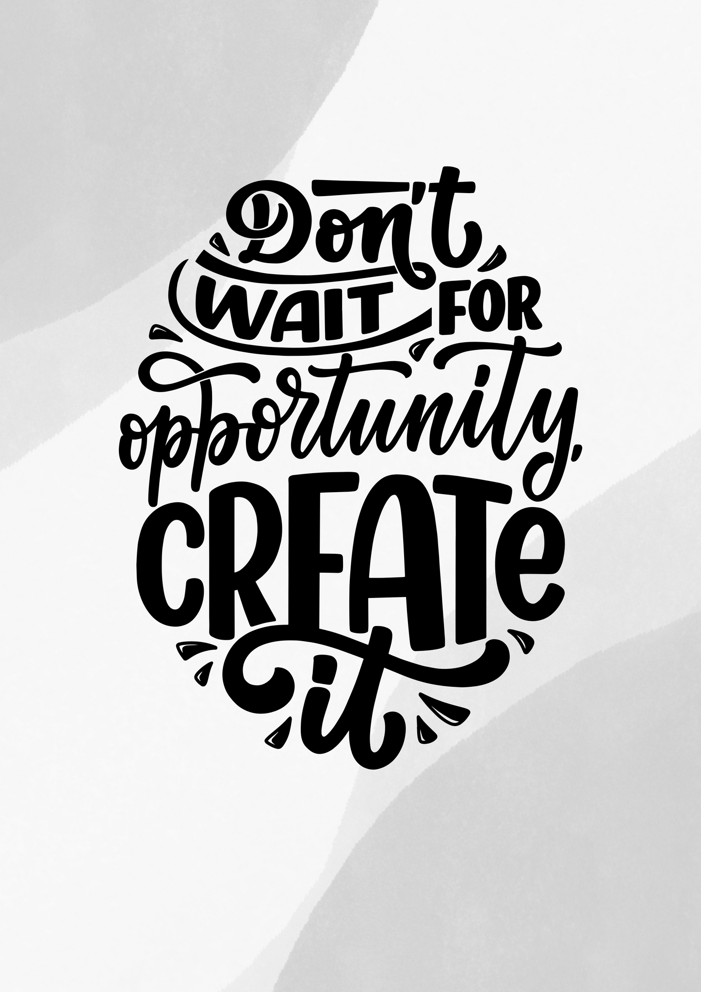Don't wait Poster