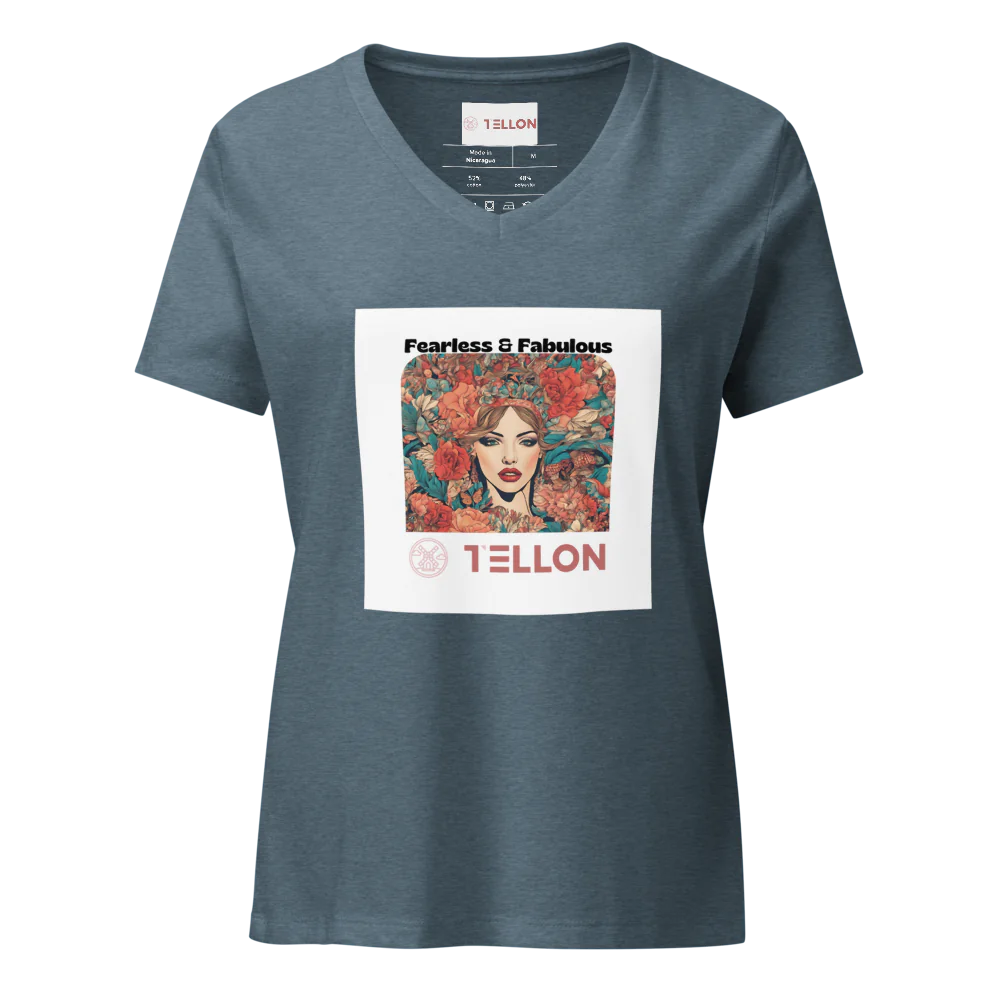 Tellon V-Neck T-Shirt | Fearless & Fabulous