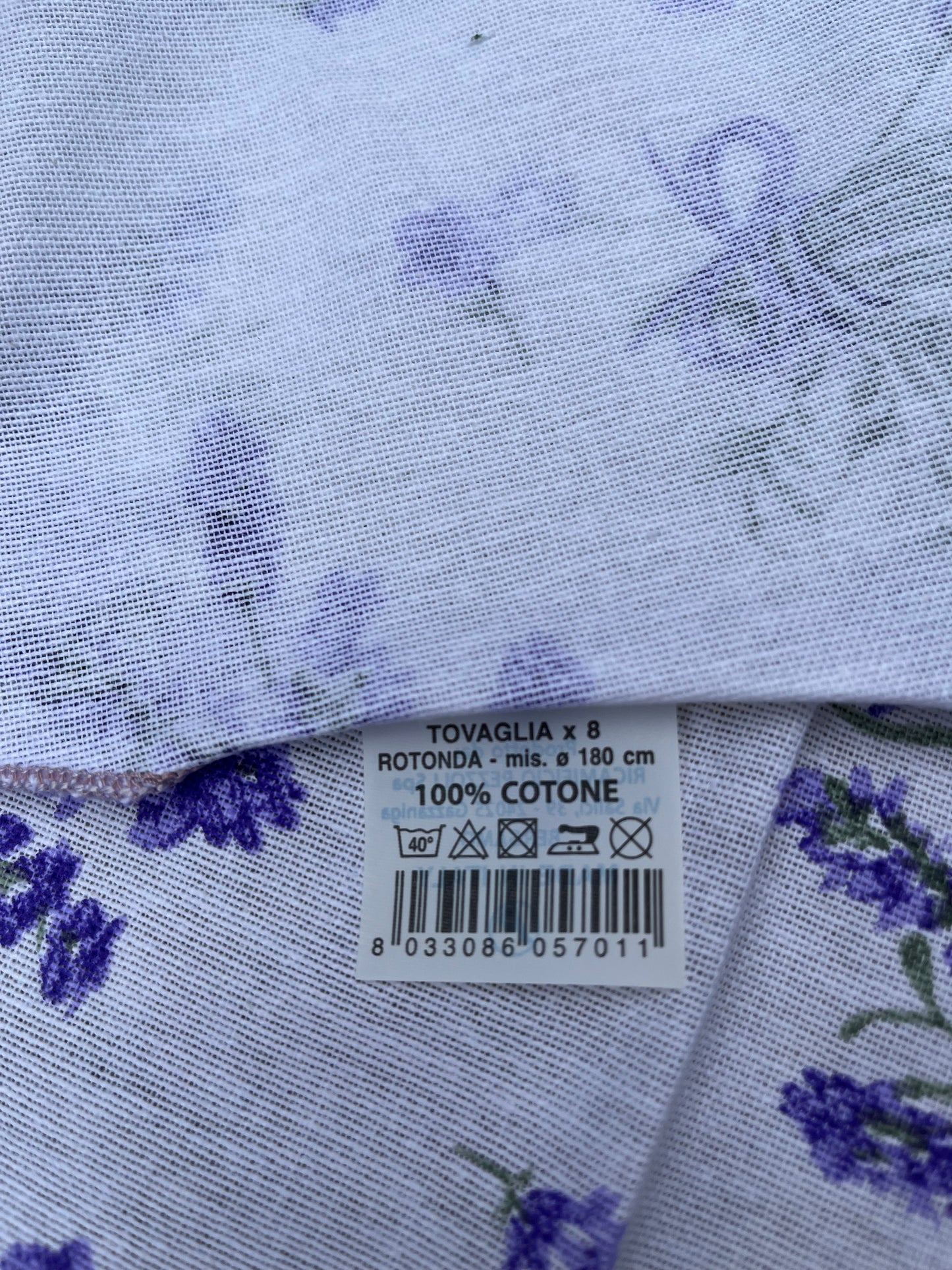 Tafelkleed - Lavanda rond