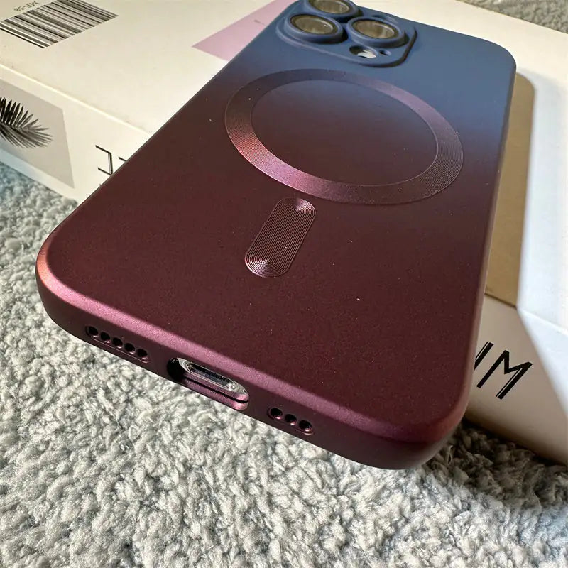 Colored MagSafe case for iPhone