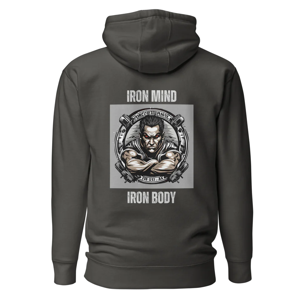 Tellon Unisex Premium Hoodie | Iron mind Iron Body