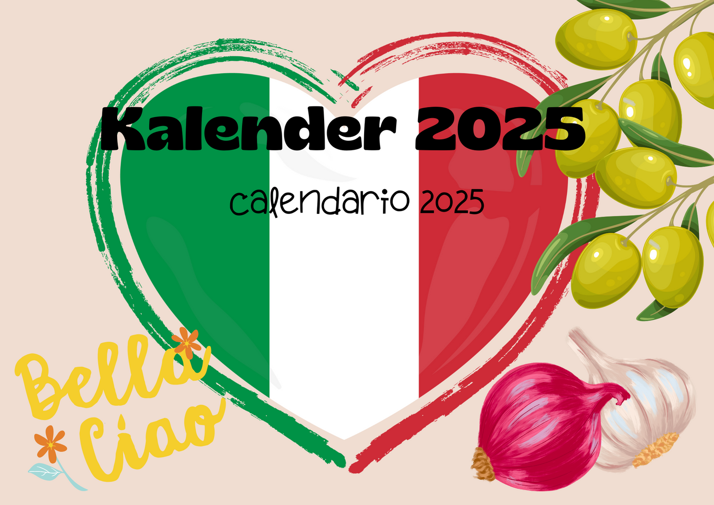 Kalender 2025 Italie
