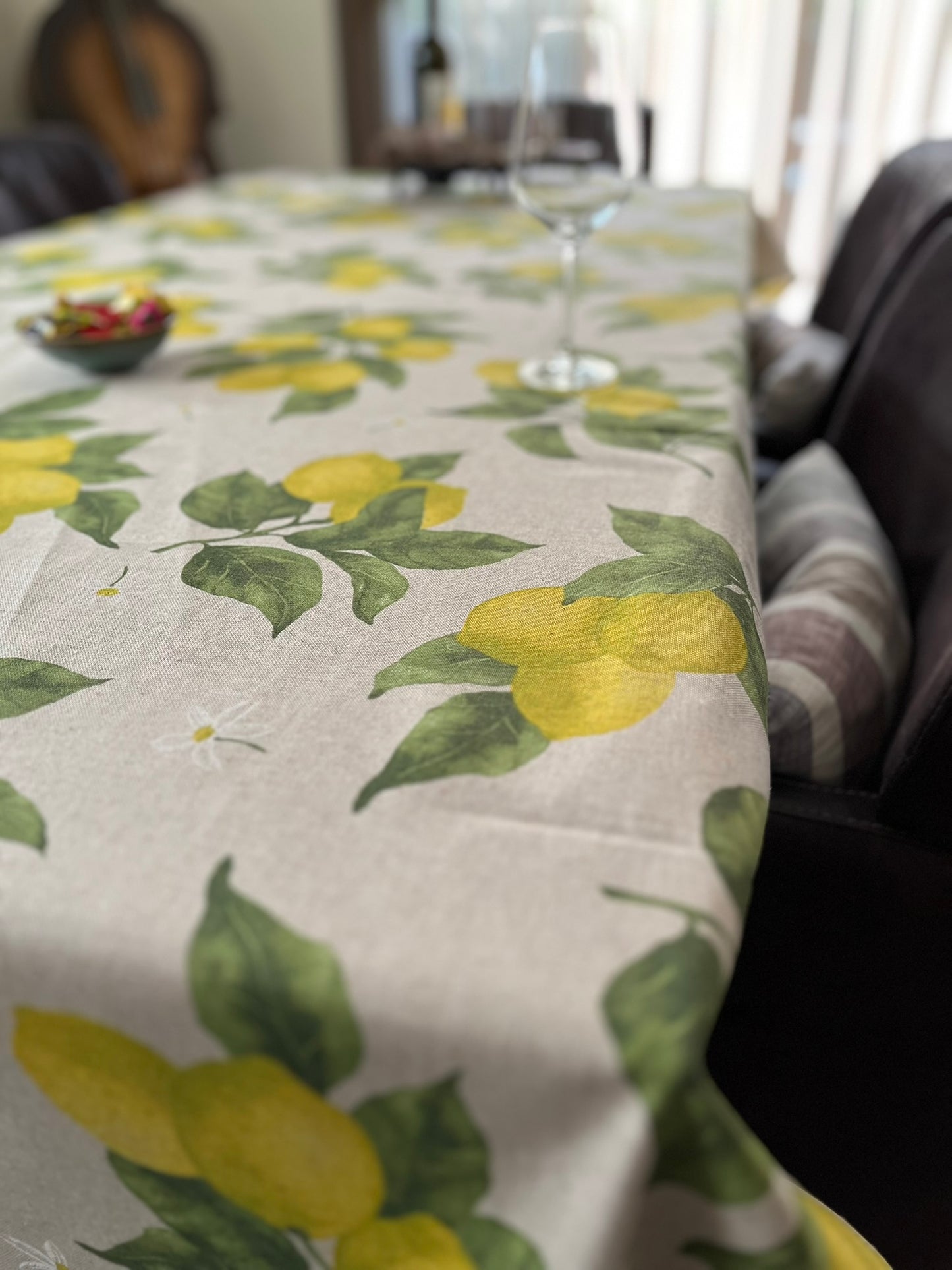 Nappe italienne Limoni 4 - coton - motif citrons