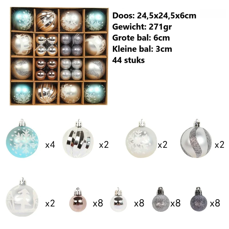 Merry Kerstballen Mix