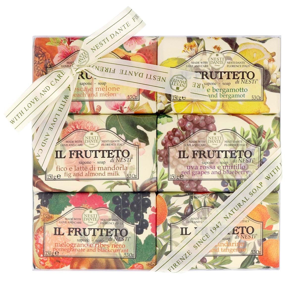 Coffret cadeau Nesti Dante Emozioni 6 savons 150 g - Livraison gratuite