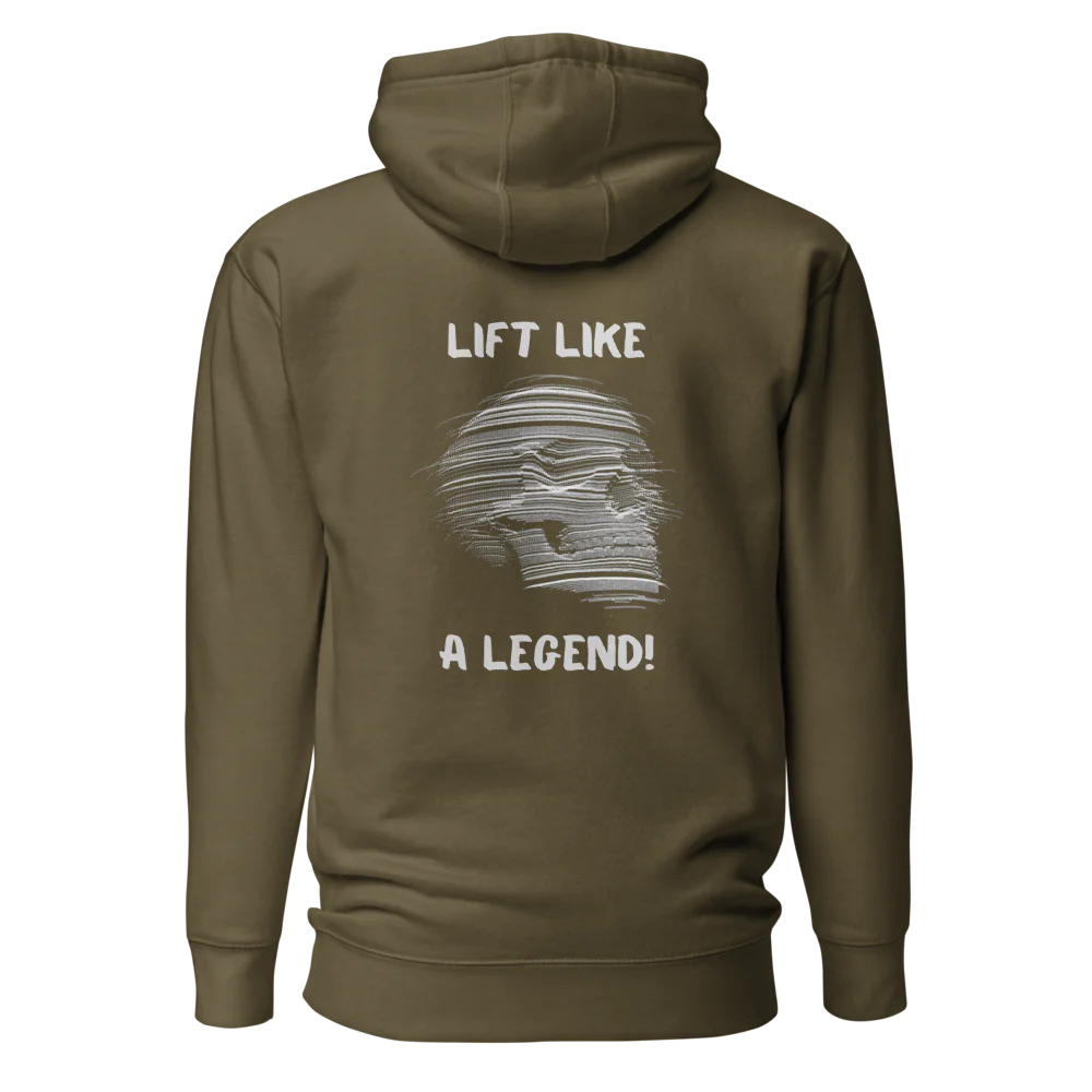 Tellon Unisex Premium Hoodie | Lift like a legend skull