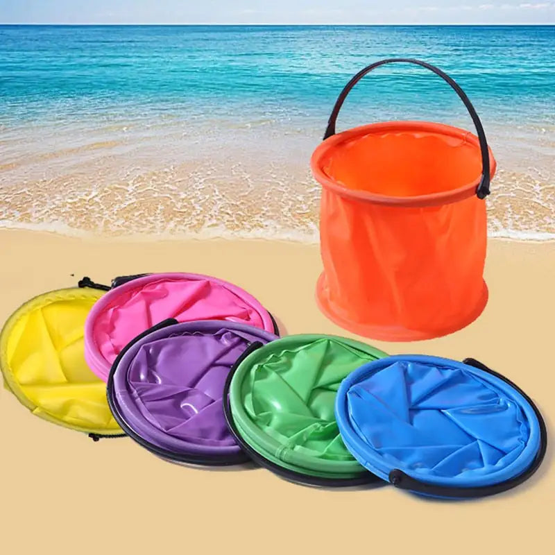 Opvouwbare strand emmer