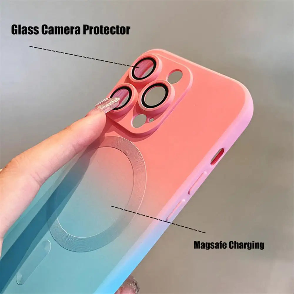 Colored MagSafe case for iPhone
