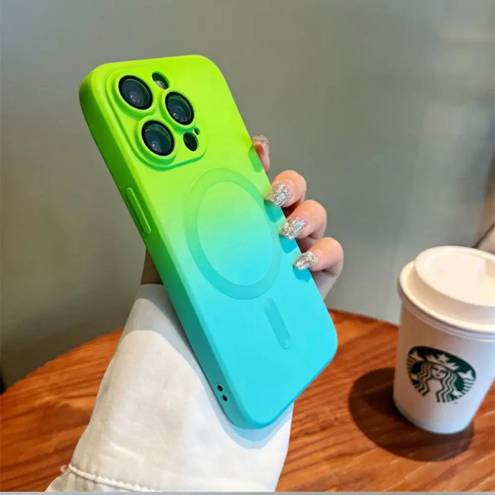 Colored MagSafe case for iPhone