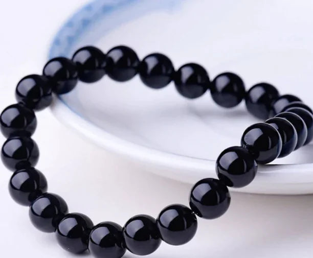 Armband aus schwarzem Onyx