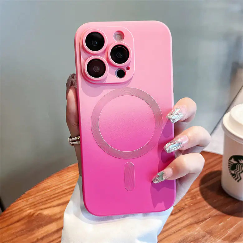 Colored MagSafe case for iPhone