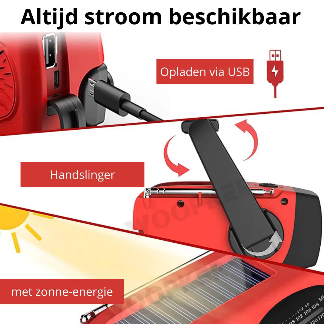 SolarGuard Emergency Radio & Flashlight