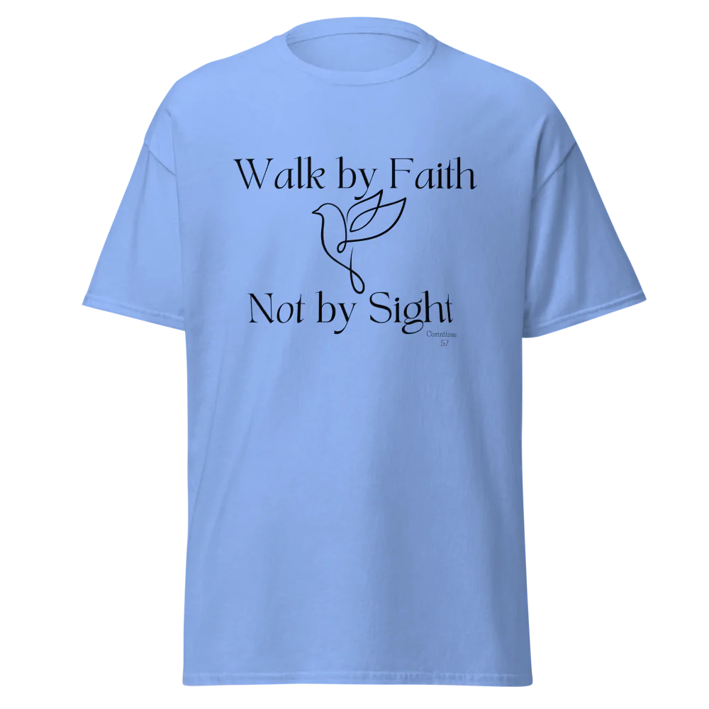 Tellon Unisex Classic Tee | Walk by Faith dove