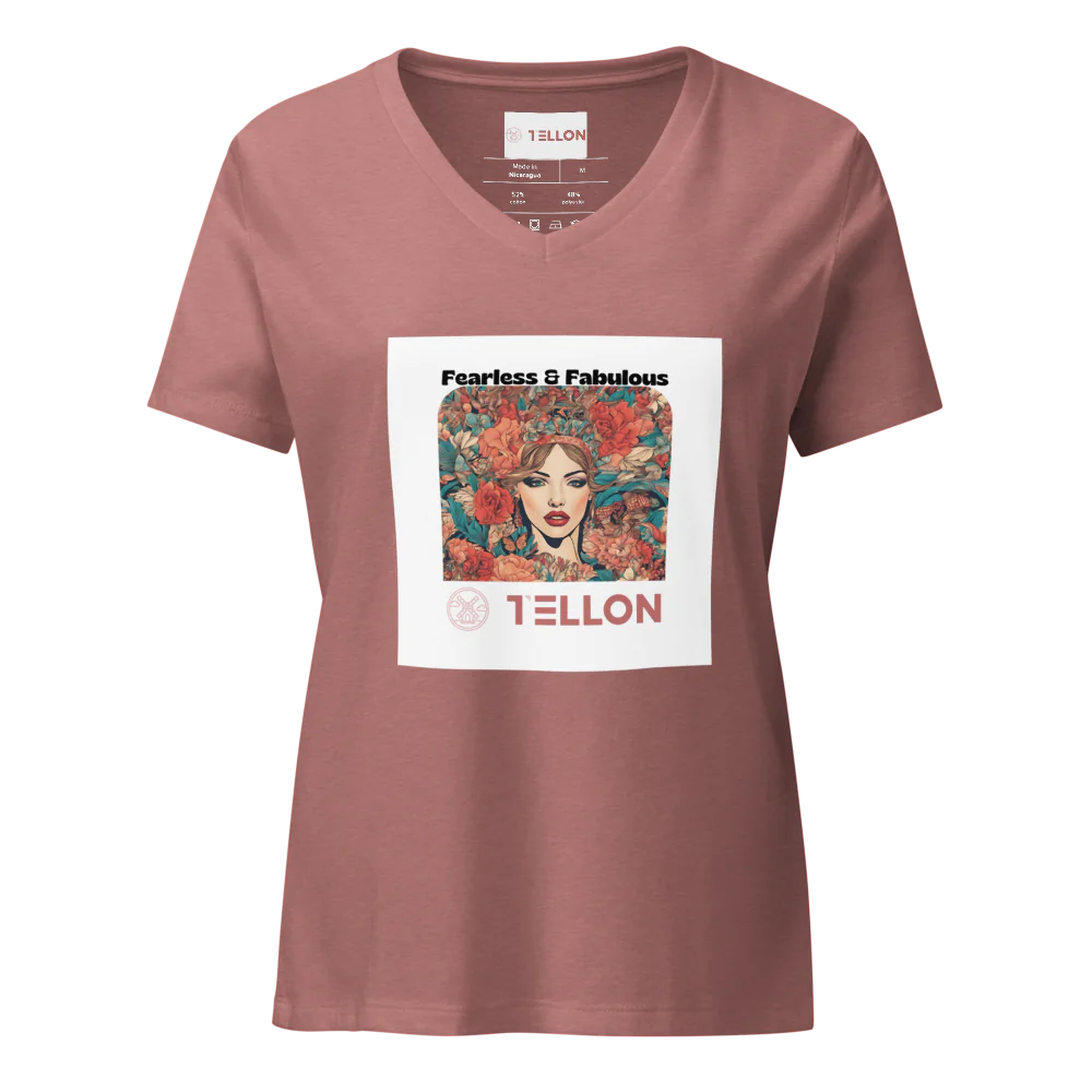 Tellon V-Neck T-Shirt | Fearless & Fabulous