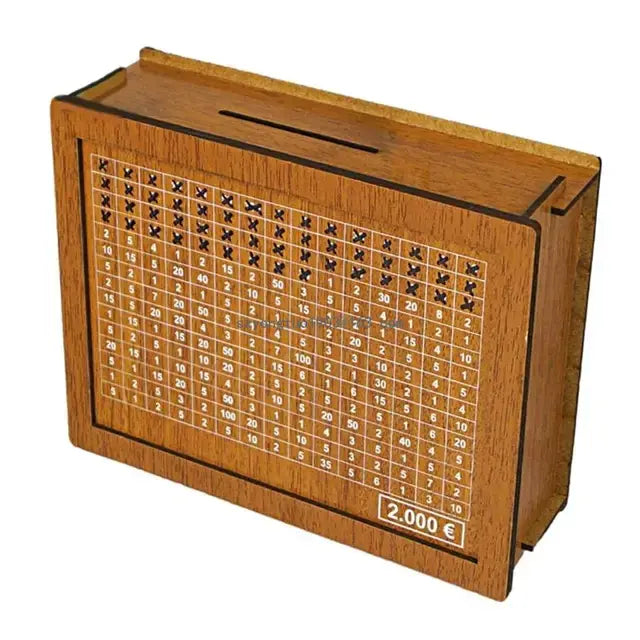 Spardose aus Holz
