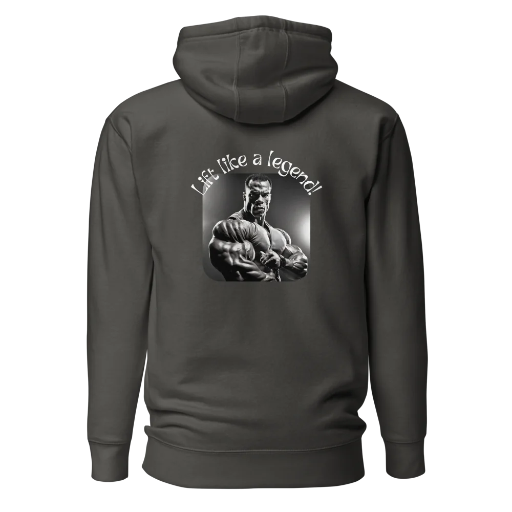 Tellon Unisex Premium Hoodie | Lift like a legend Kevin