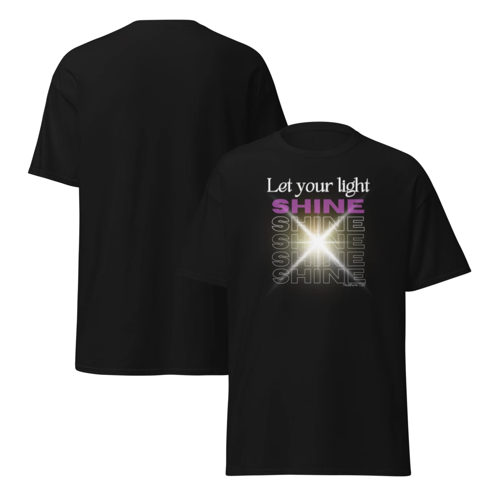 Tellon Unisex Classic Tee | Let your light