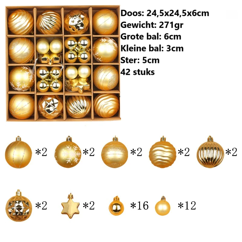 Merry Kerstballen Mix