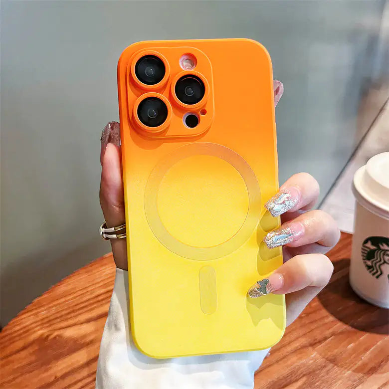 Colored MagSafe case for iPhone