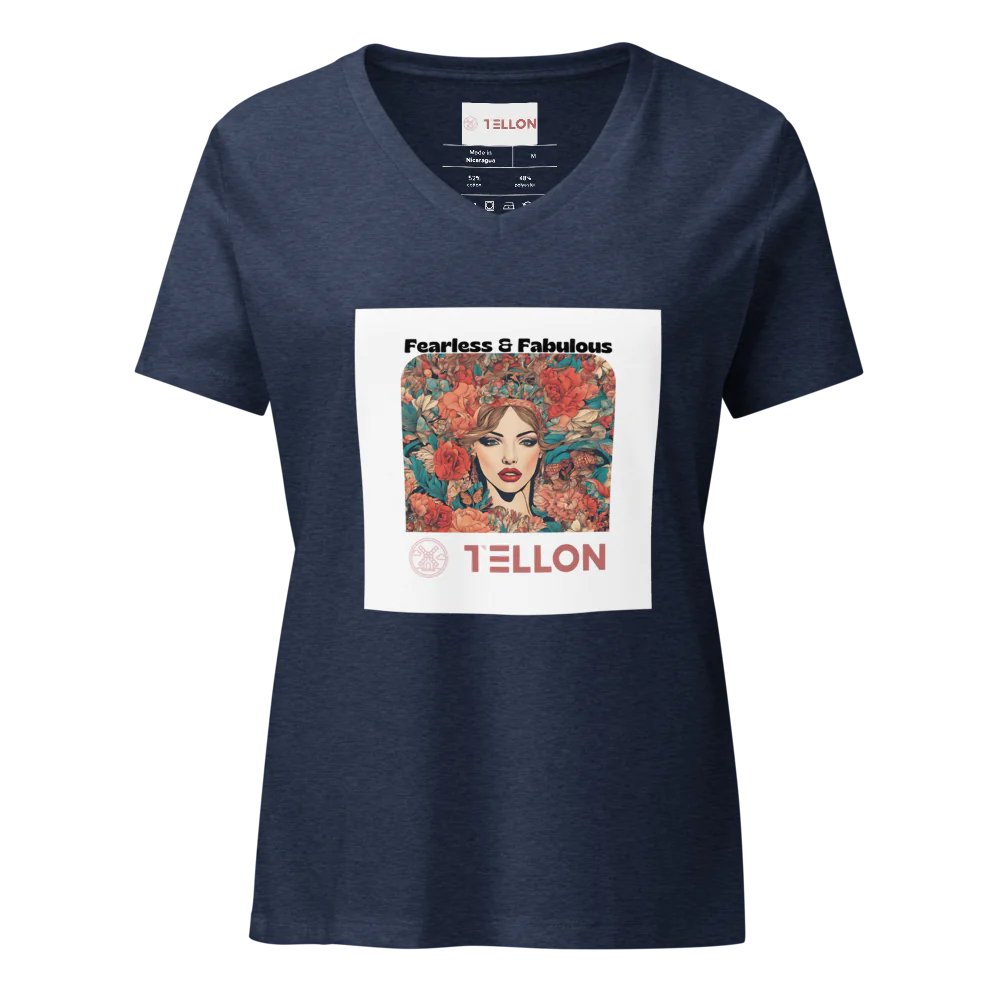 Tellon V-Neck T-Shirt | Fearless & Fabulous