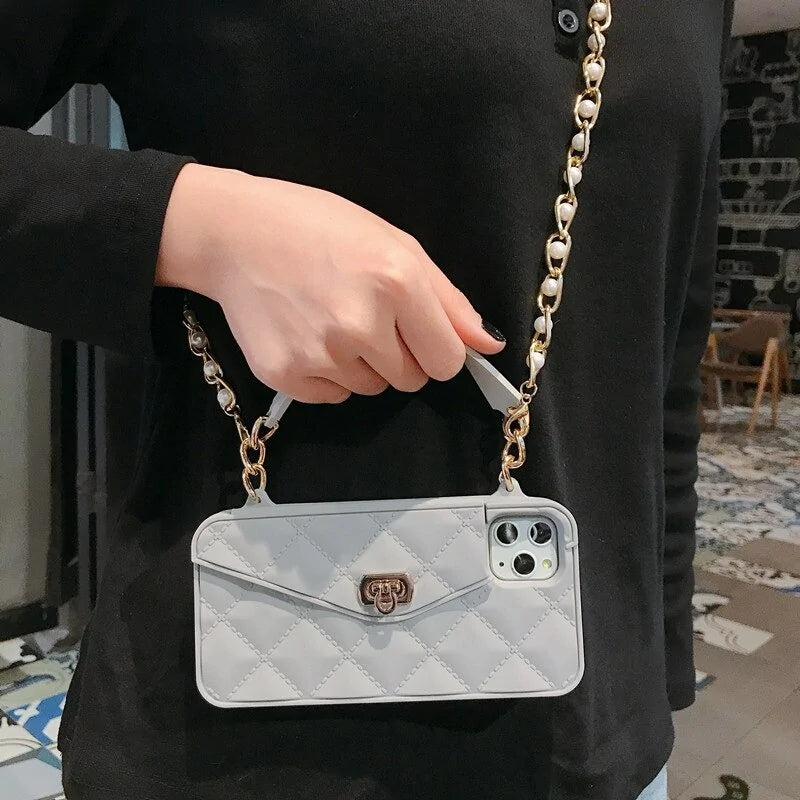 Crossbody portemonnee en telefoonhoes voor iPhone