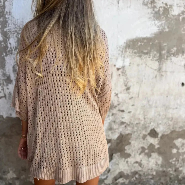 Isabella's Knitted Beach Shirt