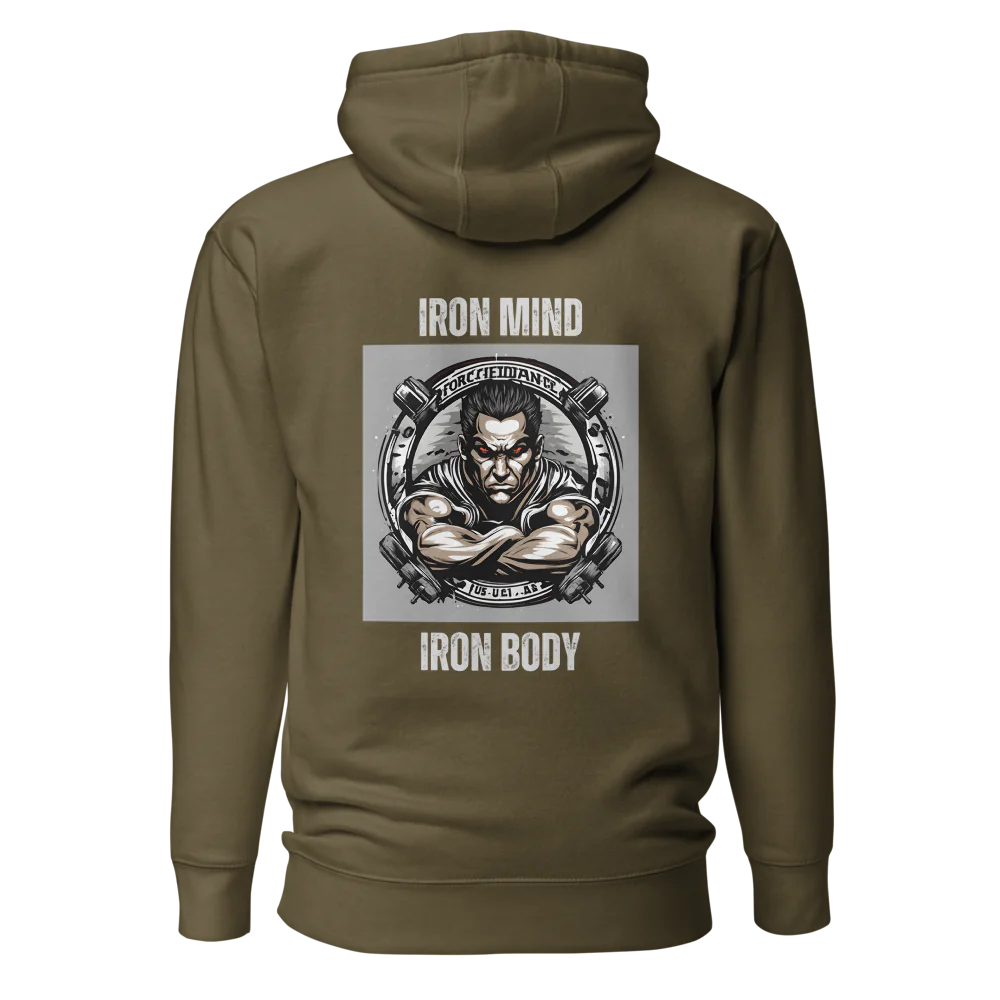 Tellon Unisex Premium Hoodie | Iron mind Iron Body