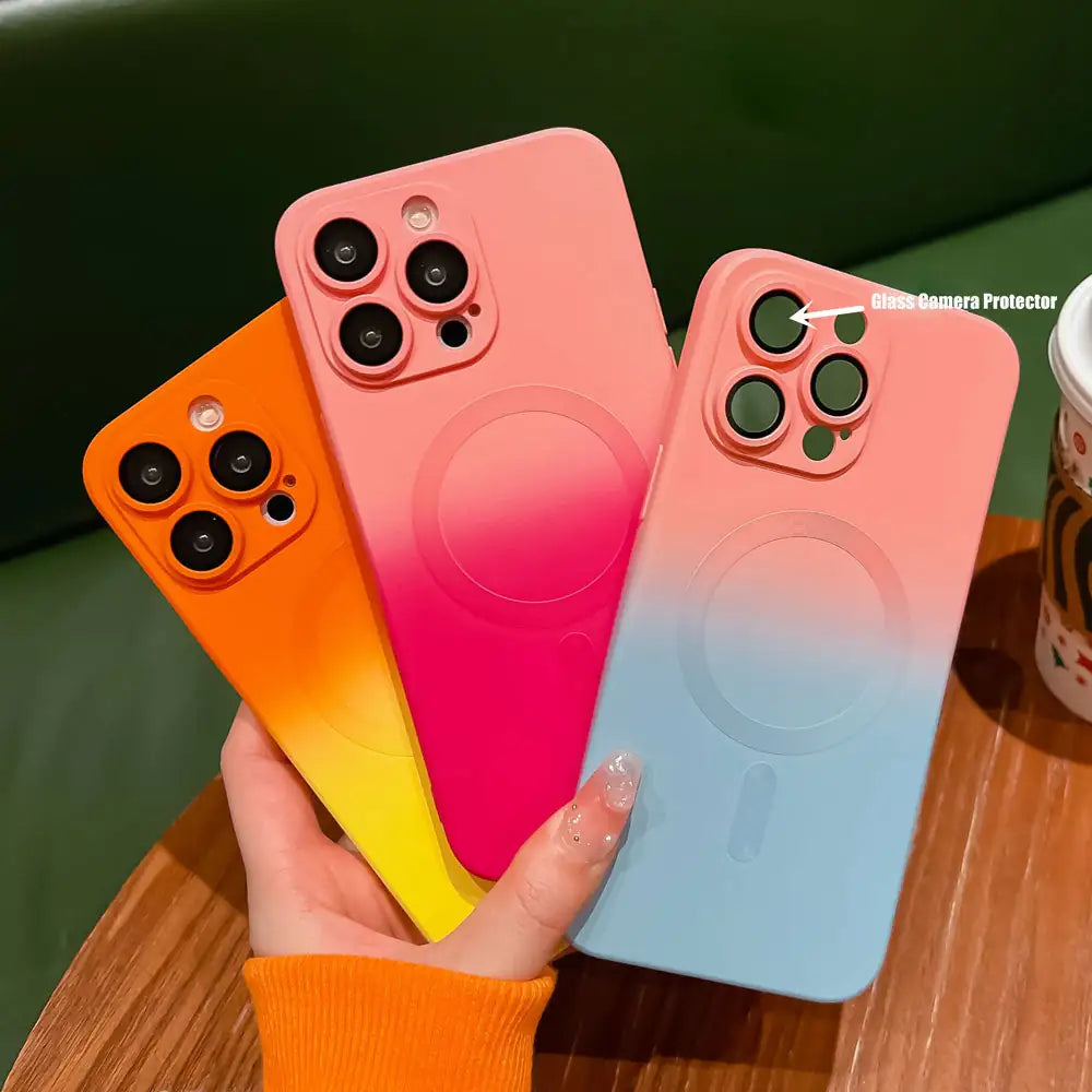 Colored MagSafe case for iPhone