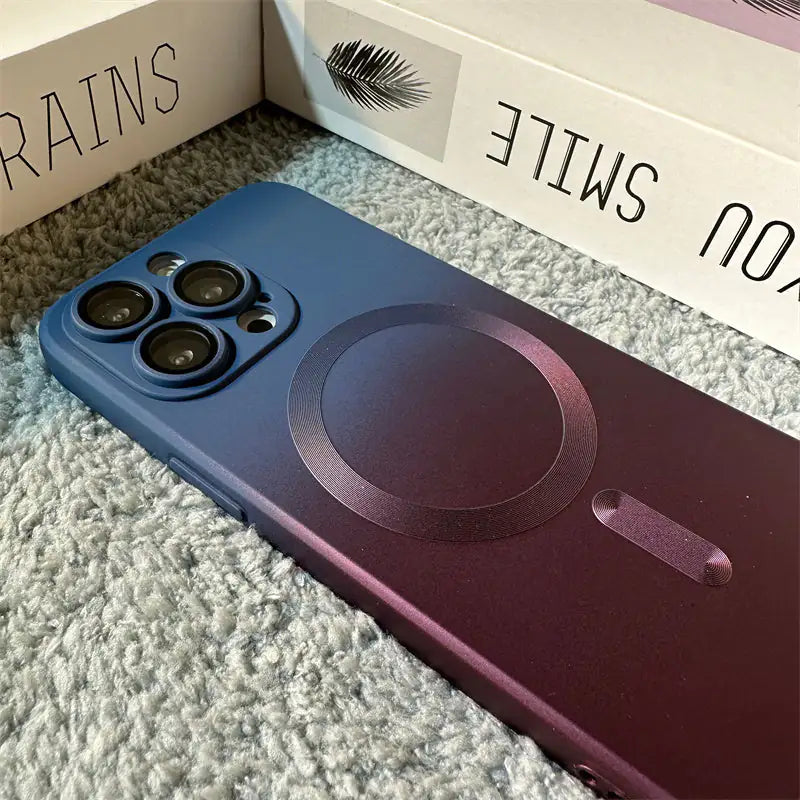 Colored MagSafe case for iPhone