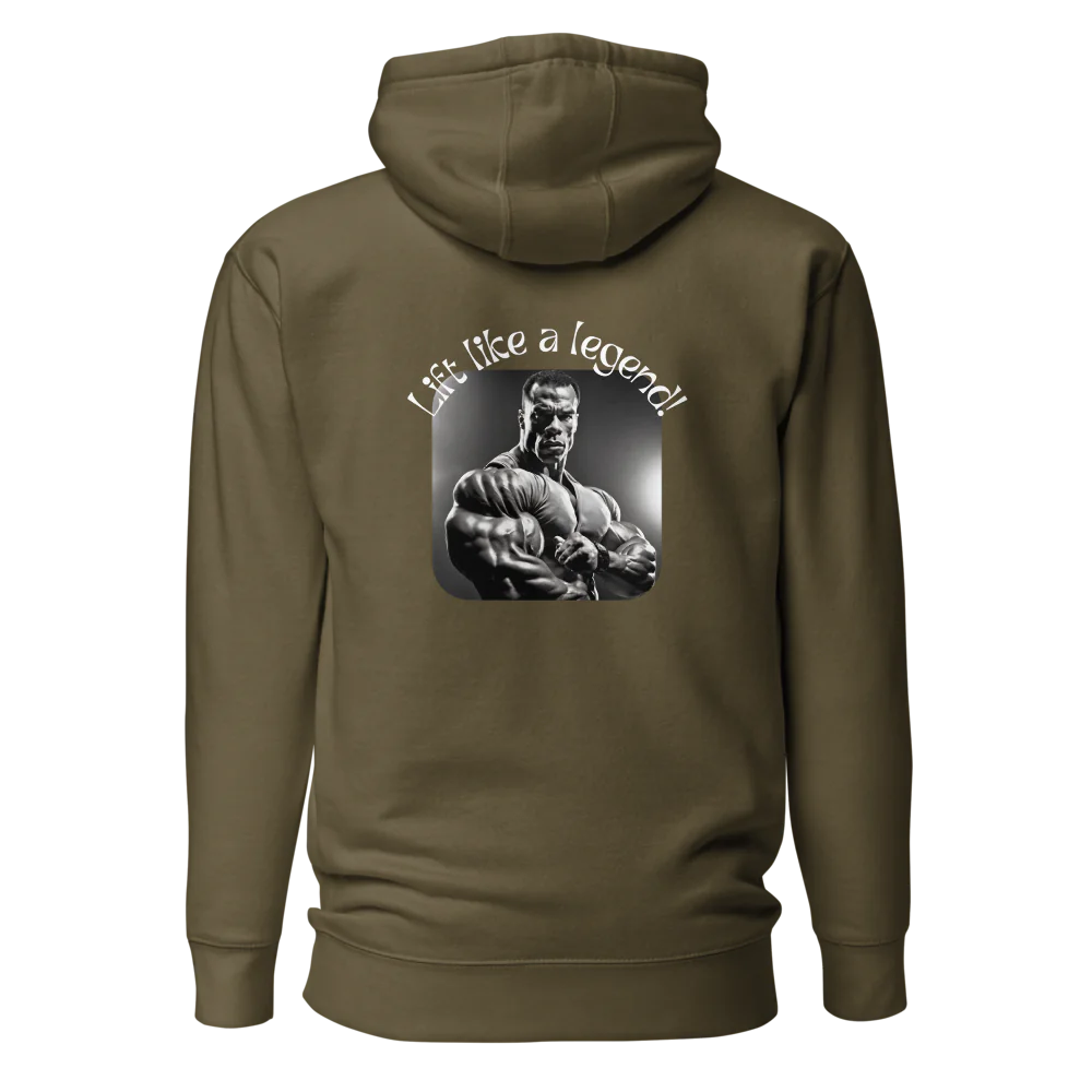 Tellon Unisex Premium Hoodie | Lift like a legend Kevin