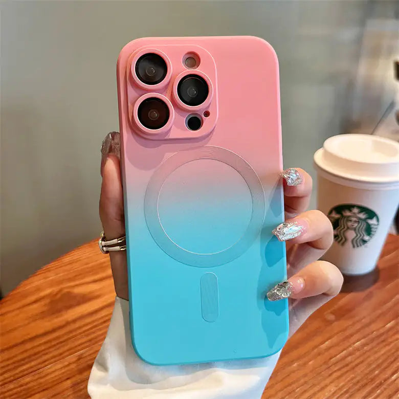 Colored MagSafe case for iPhone