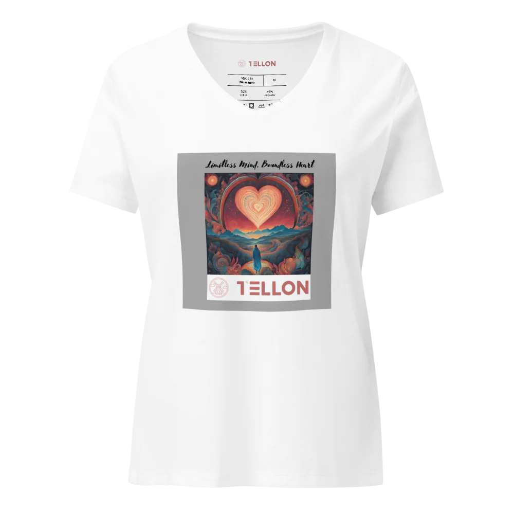 Tellon V-Neck T-Shirt | Limitless Mind, Boundless Heart
