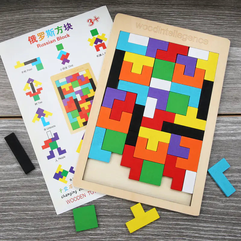 3D houten kubus puzzel