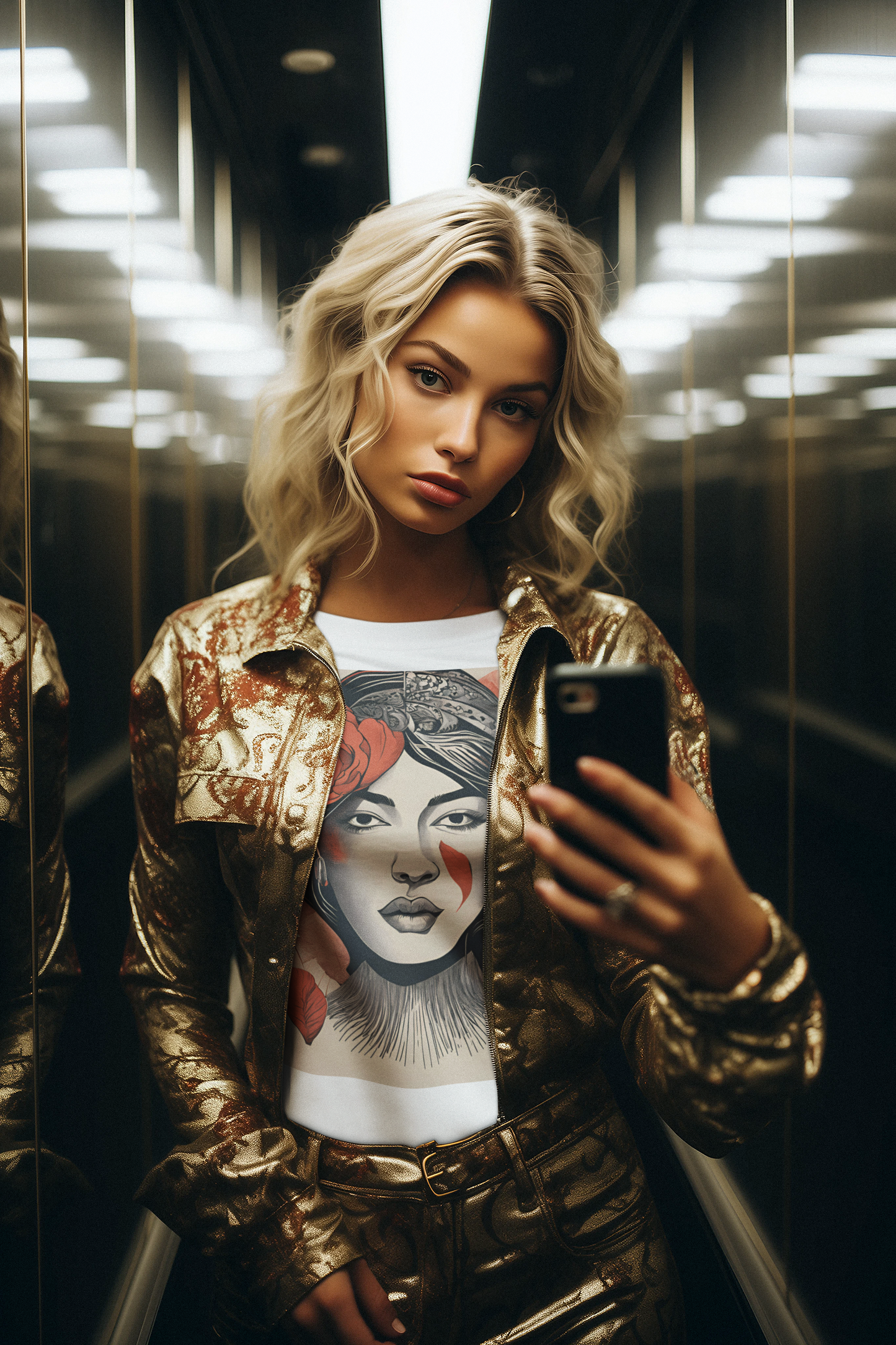 Tellon Crew Neck T-Shirt | Shine Your Own Way