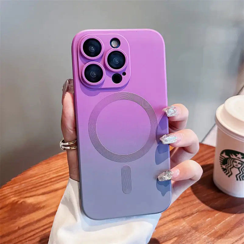 Colored MagSafe case for iPhone